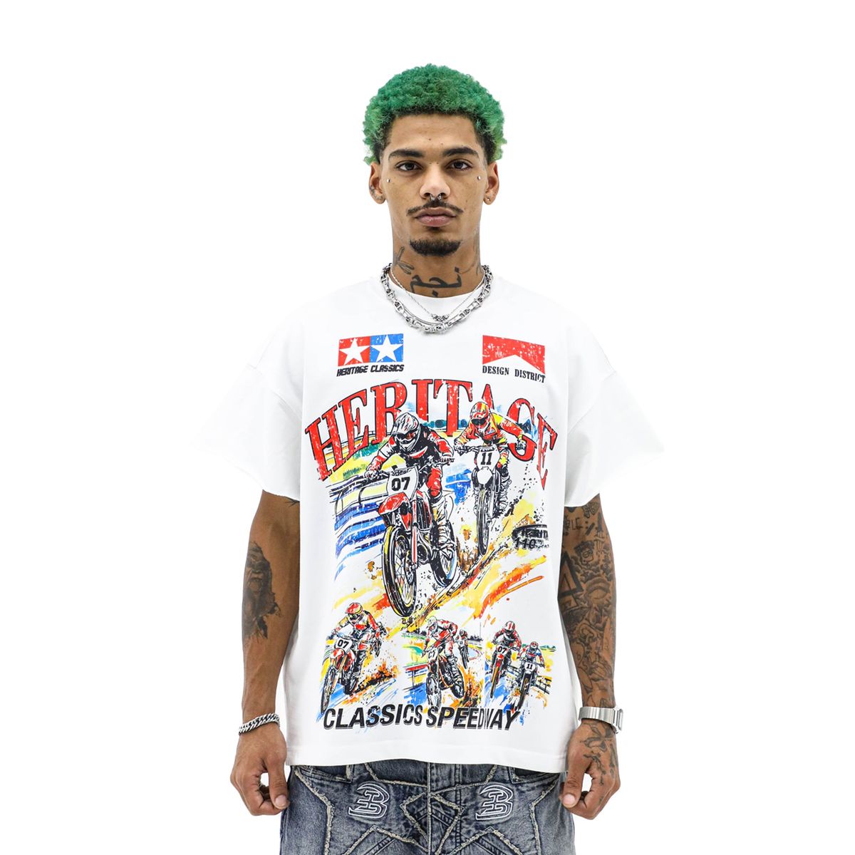 Heritage Motocross Half-sleeve Tee