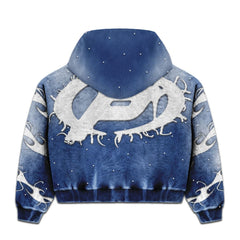 Prestige Blue Flames Hoodie