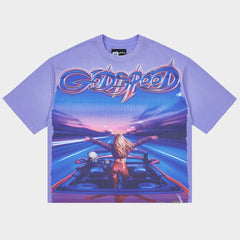 Godspeed Fun T-Shirt Purple Wash