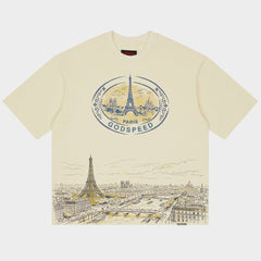 Godspeed Paris Skyline T-Shirt