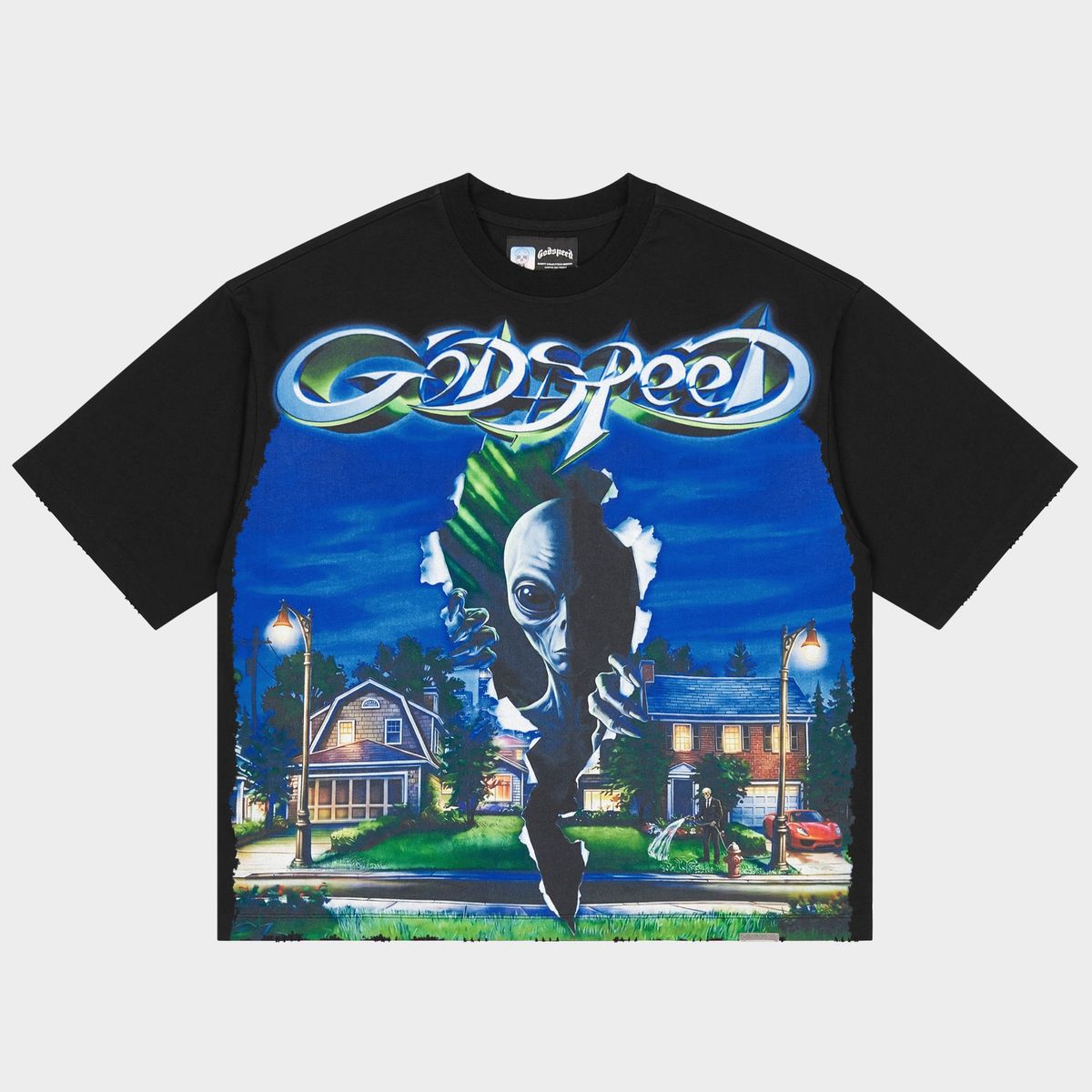 Godspeed Neighborhood Watch T-Shirt Black