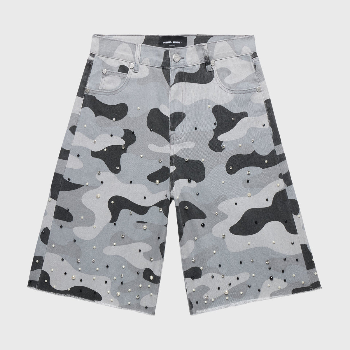Homme Femme SHADOW SNOW CAMO GEMSTONE SHORTS