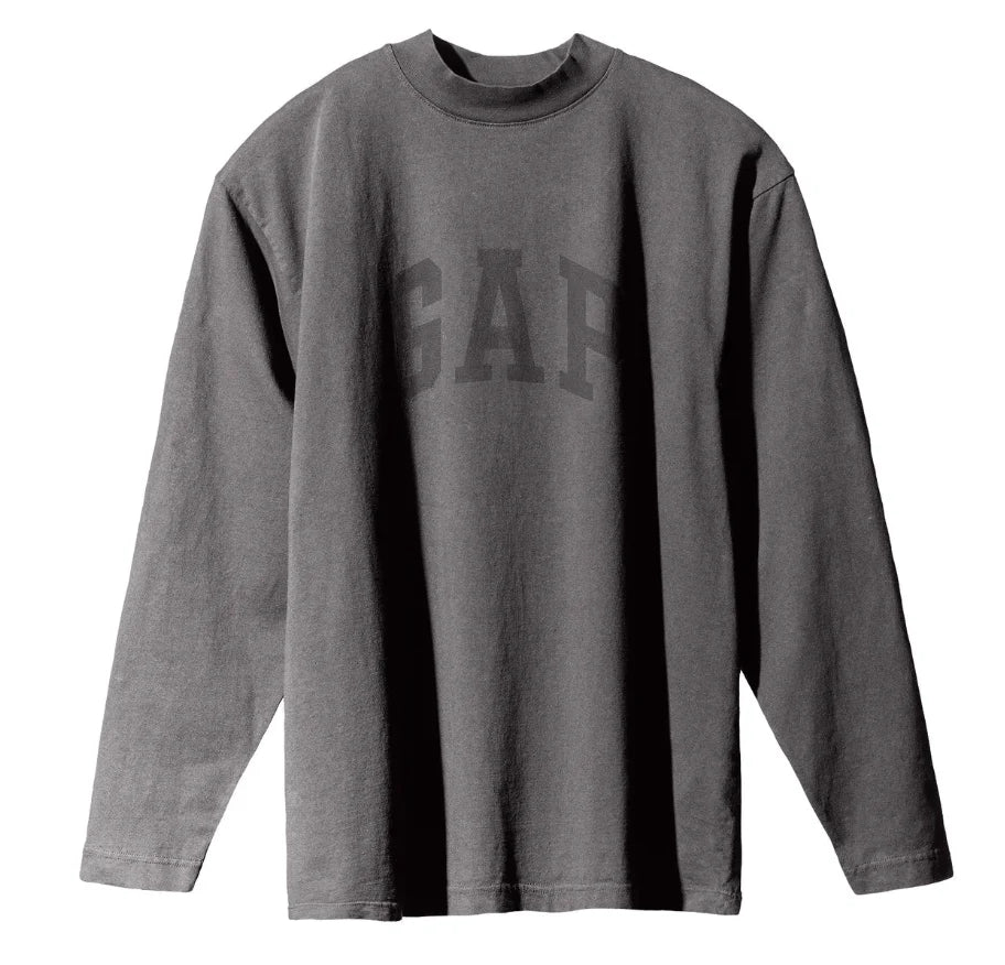 Yeezy Gap Engineered By Balenciaga Dove L/S Dark Grey Tee