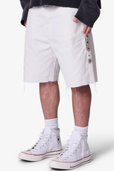 WHITE MOJAVE CANVAS SHORTS