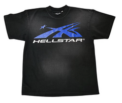 Hellstar Gel Sport Logo (Black/Blue) T-shirt