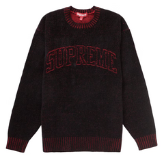 Supreme Contrast Arc Sweater Black