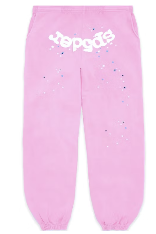 Sp5der Atlanta Sweatpants Pink