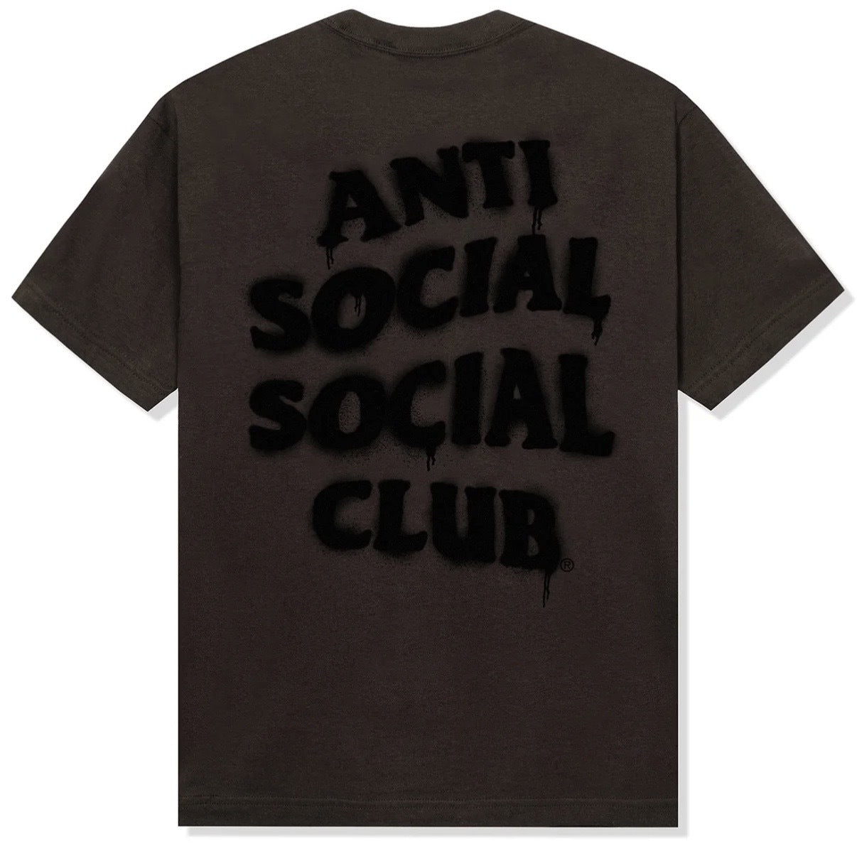 Anti Social Social Club "Burn It Down" Brown Tee