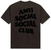 Anti Social Social Club "Burn It Down" Brown Tee