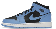 Jordan 1 Mid University Blue Black Pre-Owned