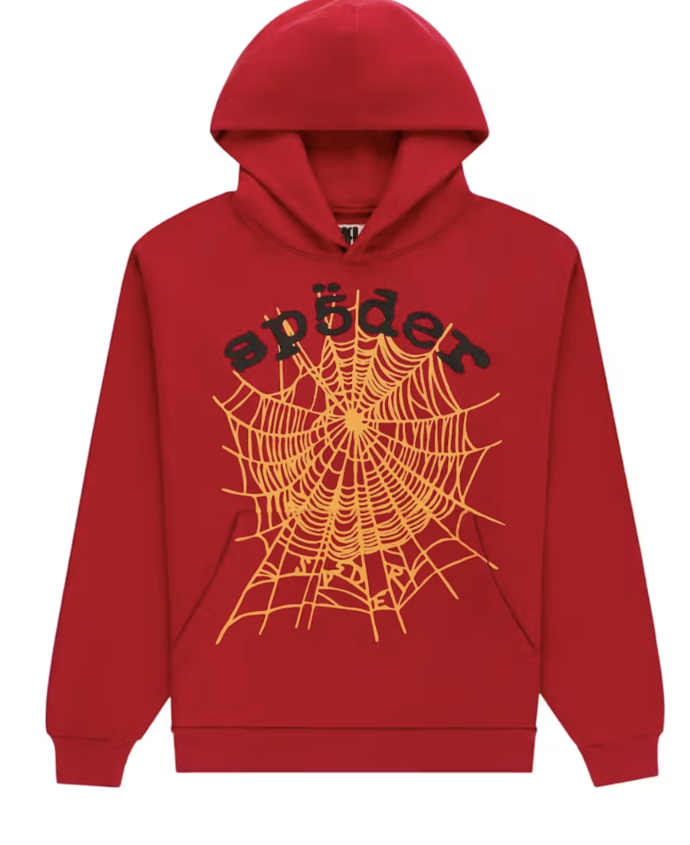 Sp5der OG Web V2 Hoodie Red