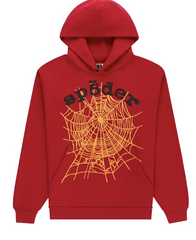 Sp5der OG Web V2 Hoodie Red