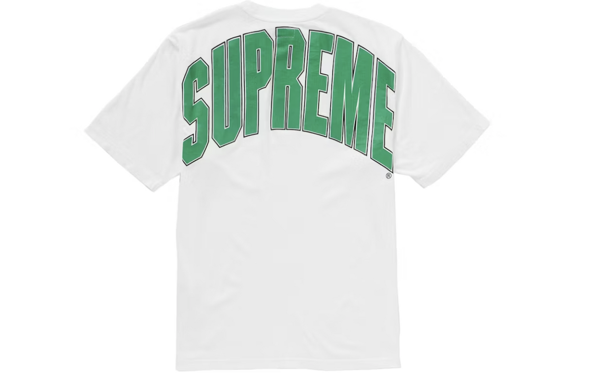 Supreme Cracked Back Arc S/S Top White