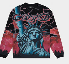 Godspeed Voltage Long Sleeve Tee (Red)