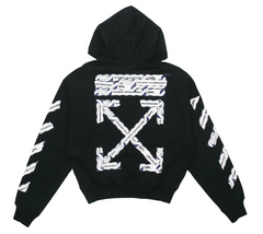 Off-White Airport Tape Arrows Diag Over Hoodie Pre-Owned