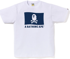 BAPE Pirate Flag Tee White