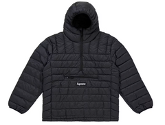 Supreme Micro Down Half Zip Hooded Pullover FW26 Black