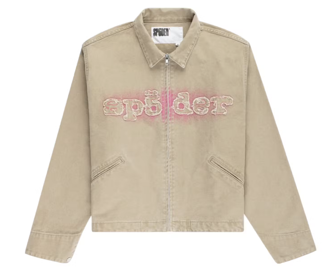 Sp5der Canvas Work Jacket Tan