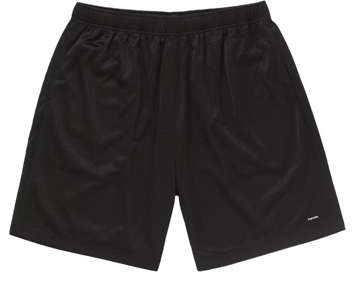 Supreme Small Box Baggy Mesh Short (SS25) Black