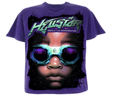 Hellstar "Goggles" Purple Tee