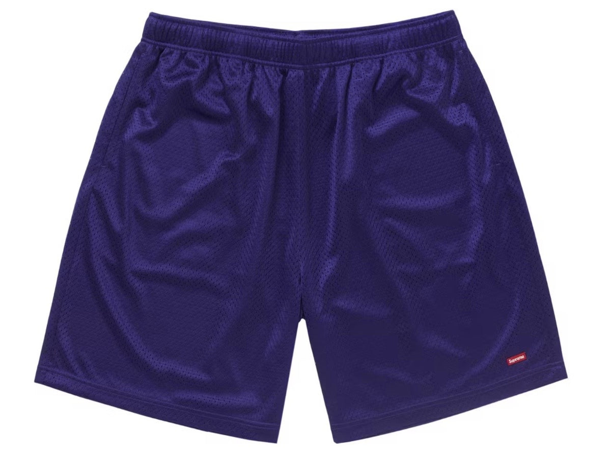 Supreme Small Box Baggy Mesh Short (SS25) Purple