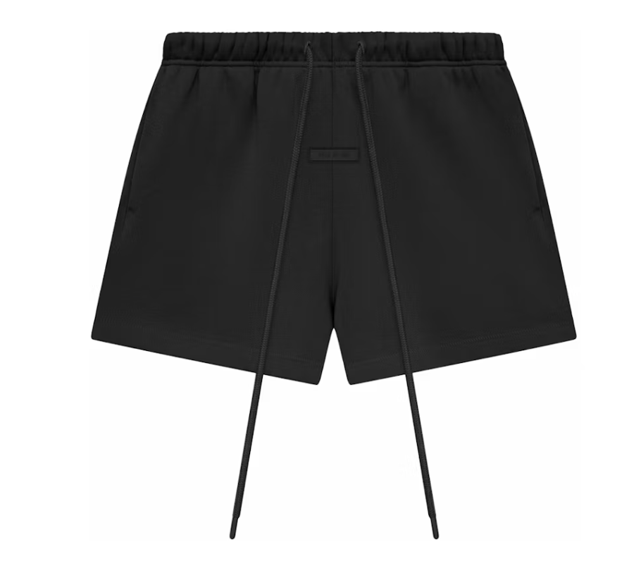 Fear of God Essentials Running Shorts Jet Black (SS24)