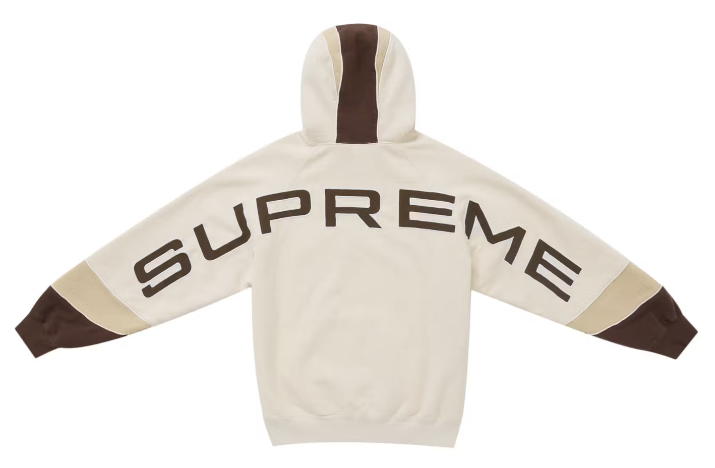 Supreme Paneled Hooded Sweatshirt (SS25) Natural
