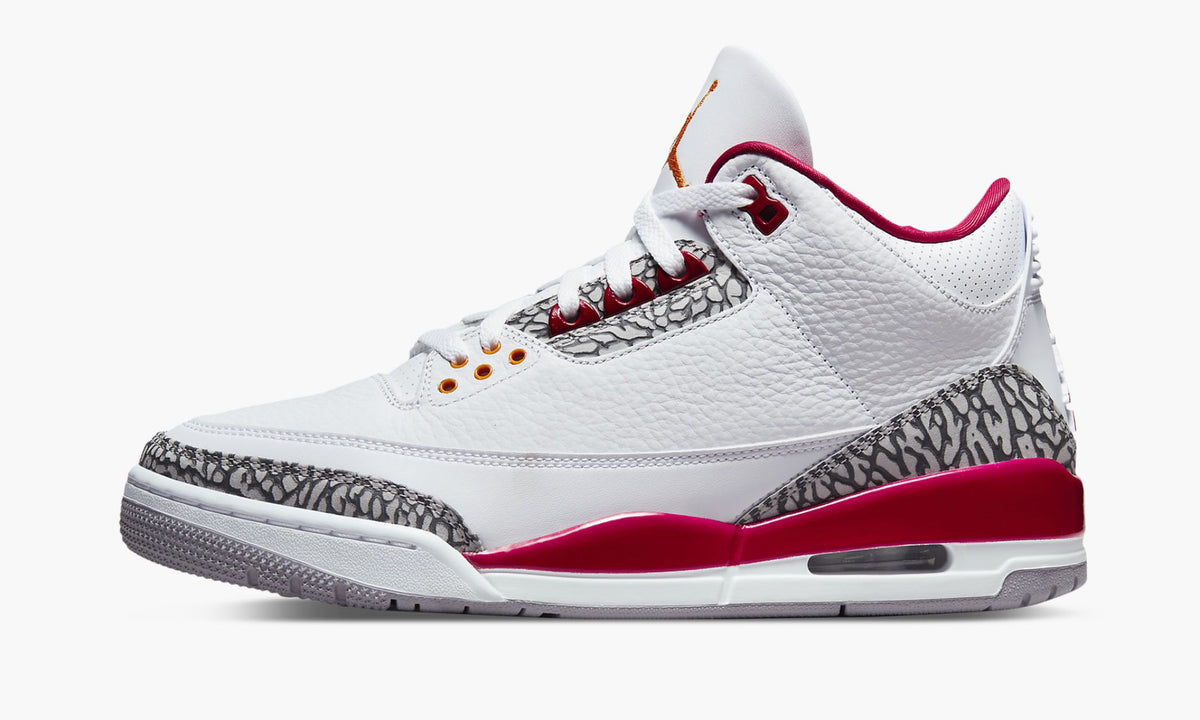 Jordan 3 "Cardinal Red" Pre-Owned