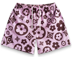 Bravest Studios Pink Flower Shorts