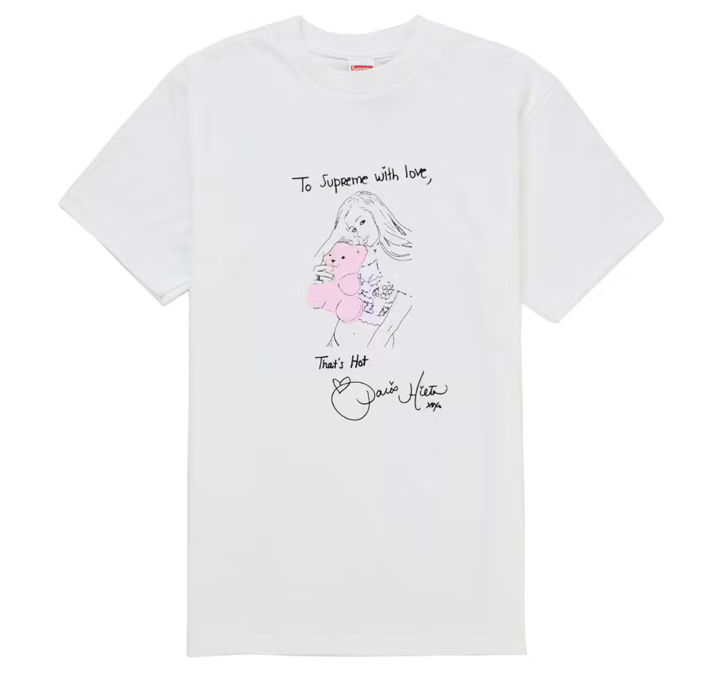 Supreme Paris Tee FW26 White