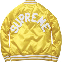 Supreme x Champion Satin Yellow Jacket Pre-Owned