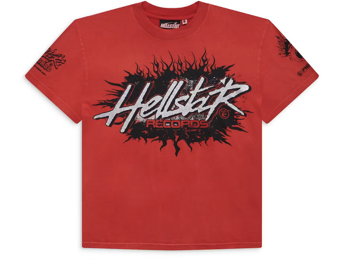 Hellstar "Records" Red Tee