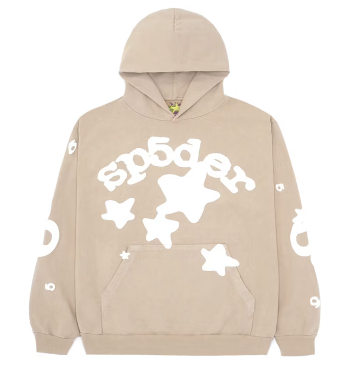 Sp5der Beluga Hoodie Sand