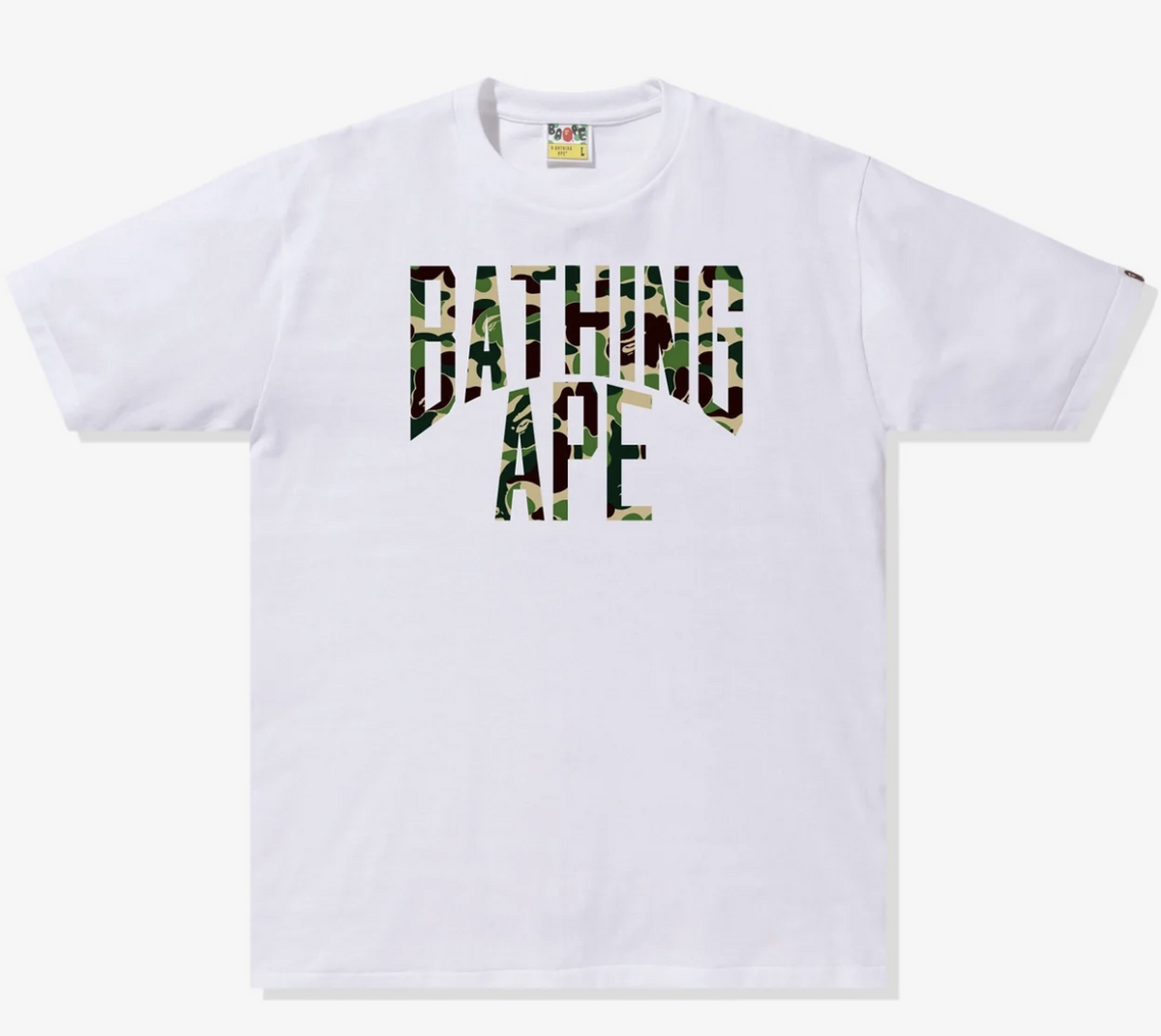 BAPE ABC  Camo NYC Logo White Tee