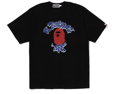 BAPE Graffiti College Black Tee (SALE)