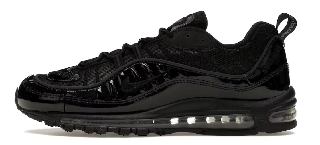 Nike Air Max 98 x Supreme Black Pre-Owned