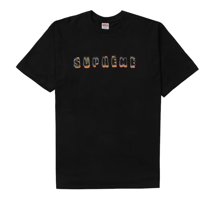 Supreme "Stencil" Black Tee