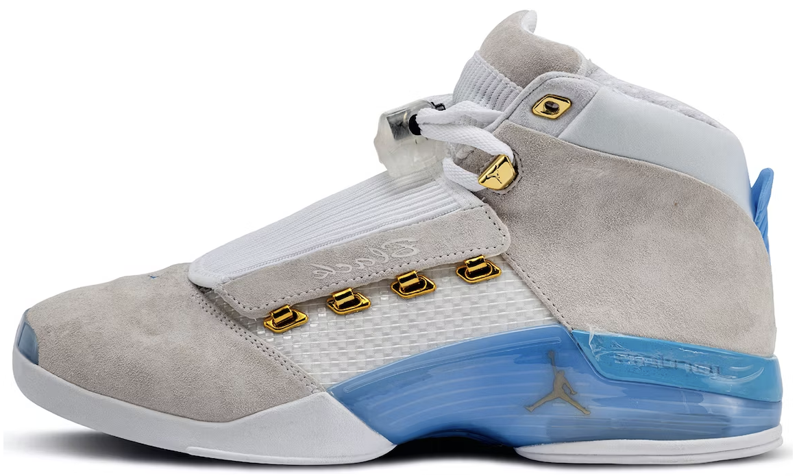 Jordan 17 Retro OVO White Valor Blue SAMPLE