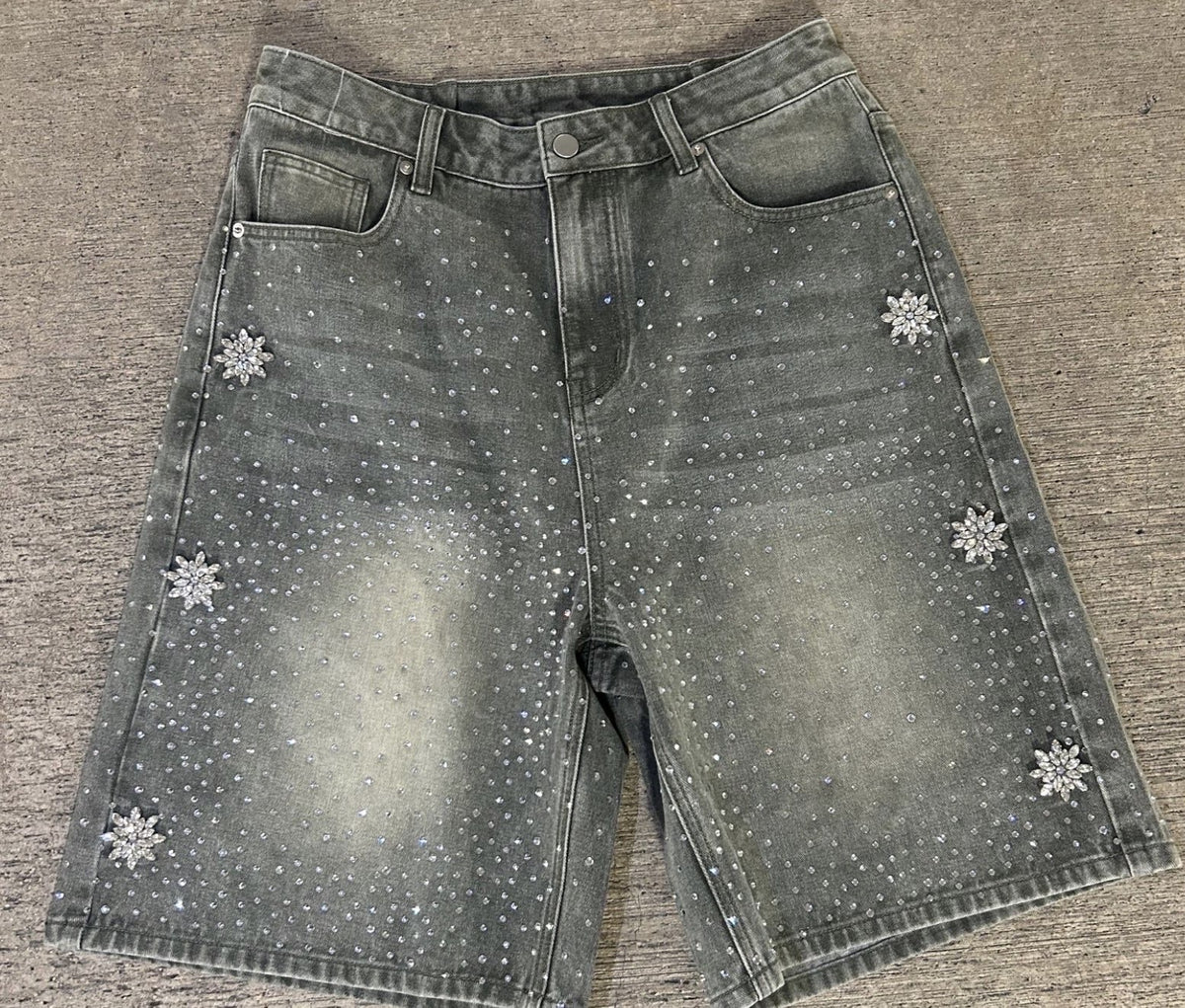 Washed Olive Astro Jorts