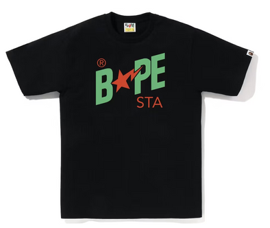 BAPE Colors Bape Sta Logo Black Tee