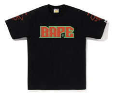 BAPE Green/Red Football Black Tee (SALE)