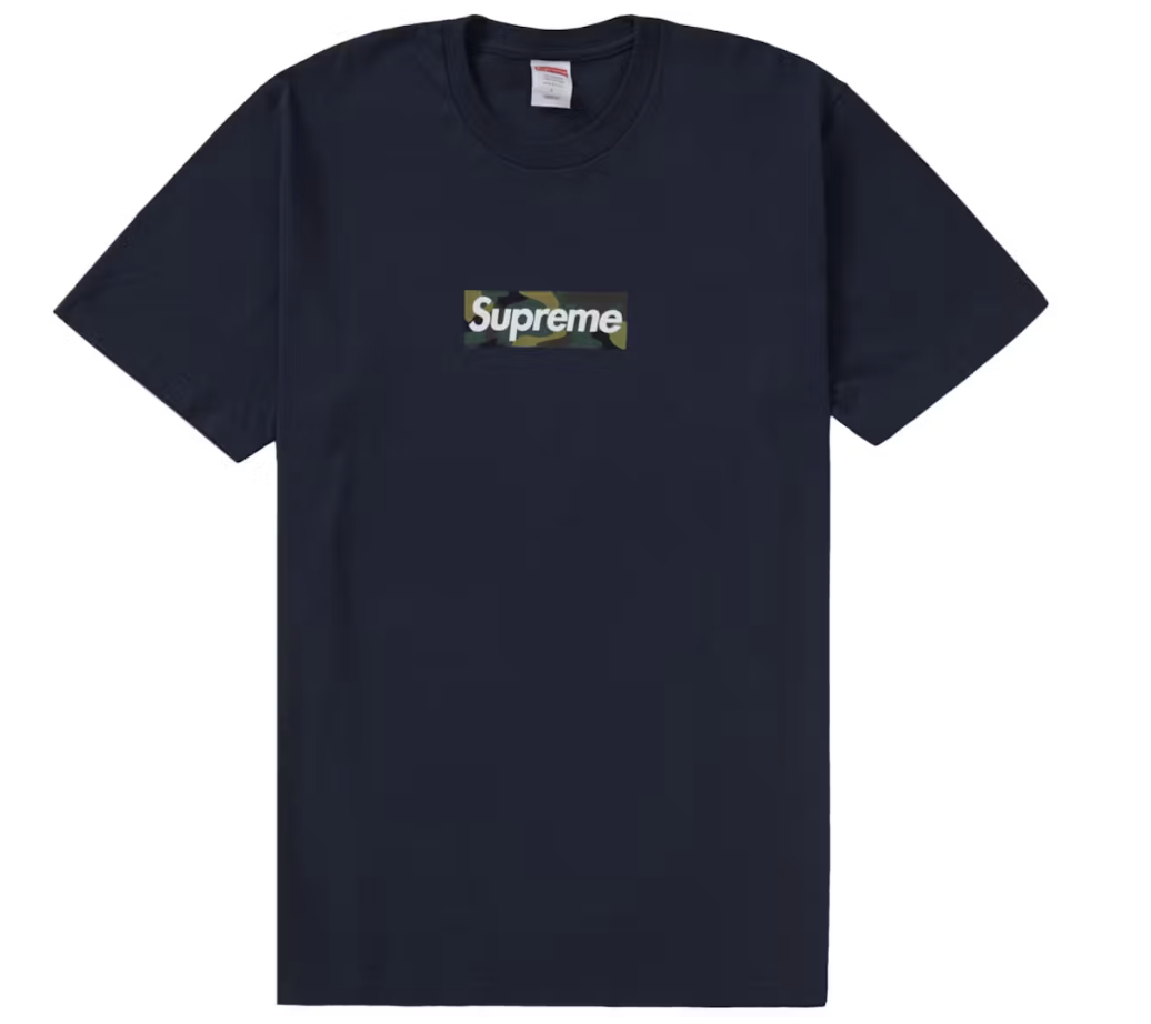 Supreme Box Logo Tee Navy (FW23)