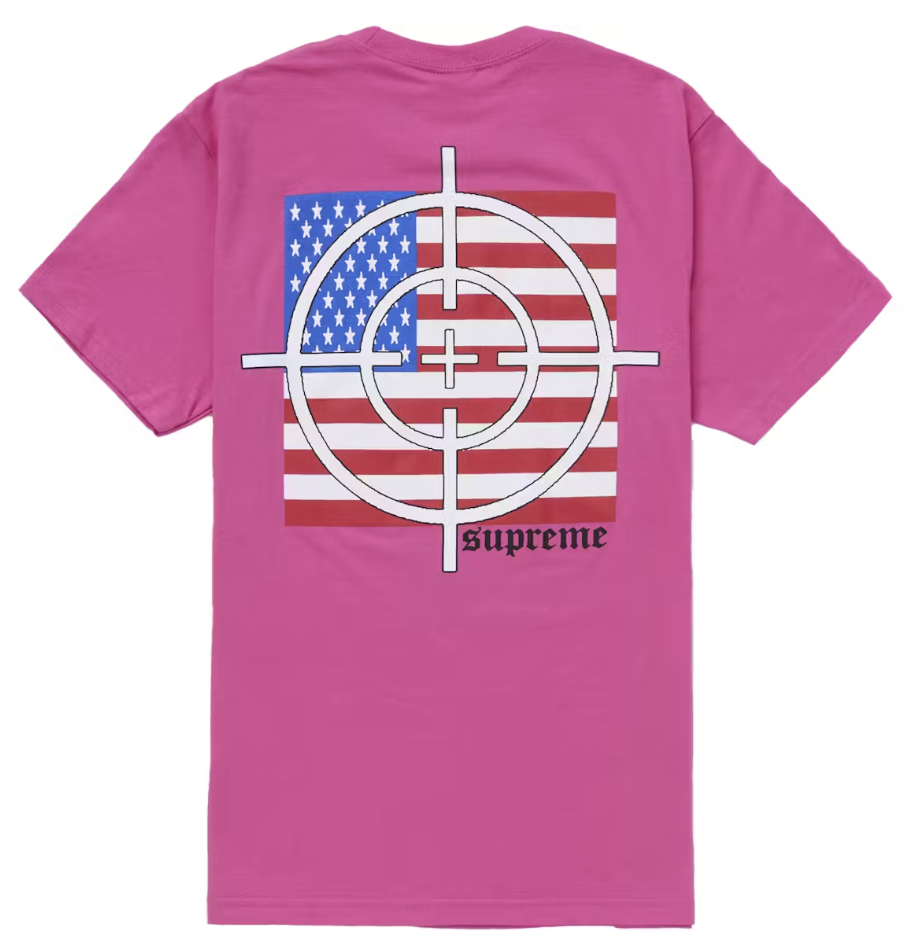 Supreme Target Tee Pink