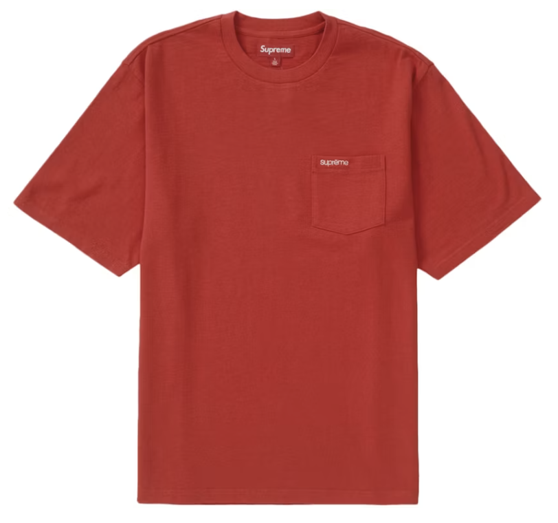 Supreme S/S Pocket Tee (SS24) Red
