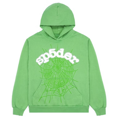 Sp5der Web Hoodie Slime Green