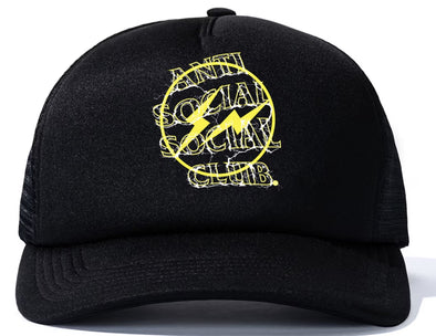 ASSC x Fragment Design Bolt Hat - Black/Yellow