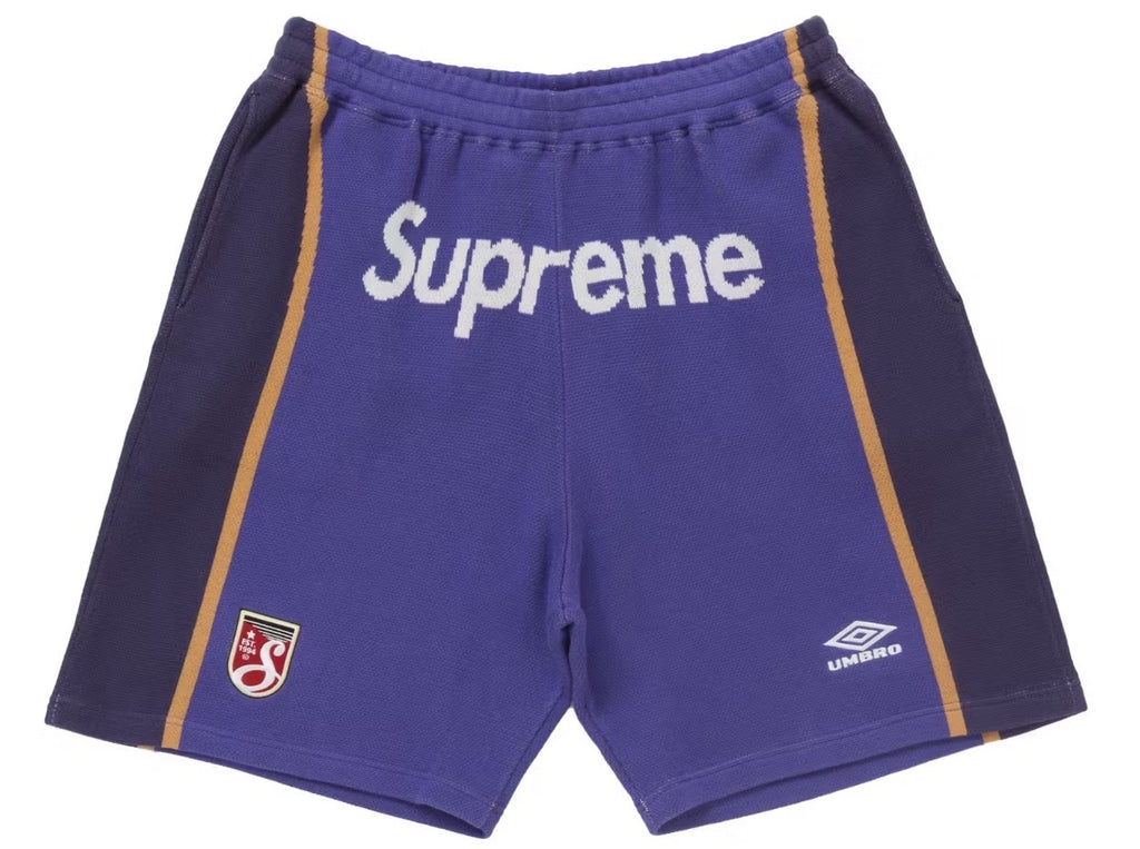 Supreme Umbro Knit Soccer Short Purple – Timeless Sneaker