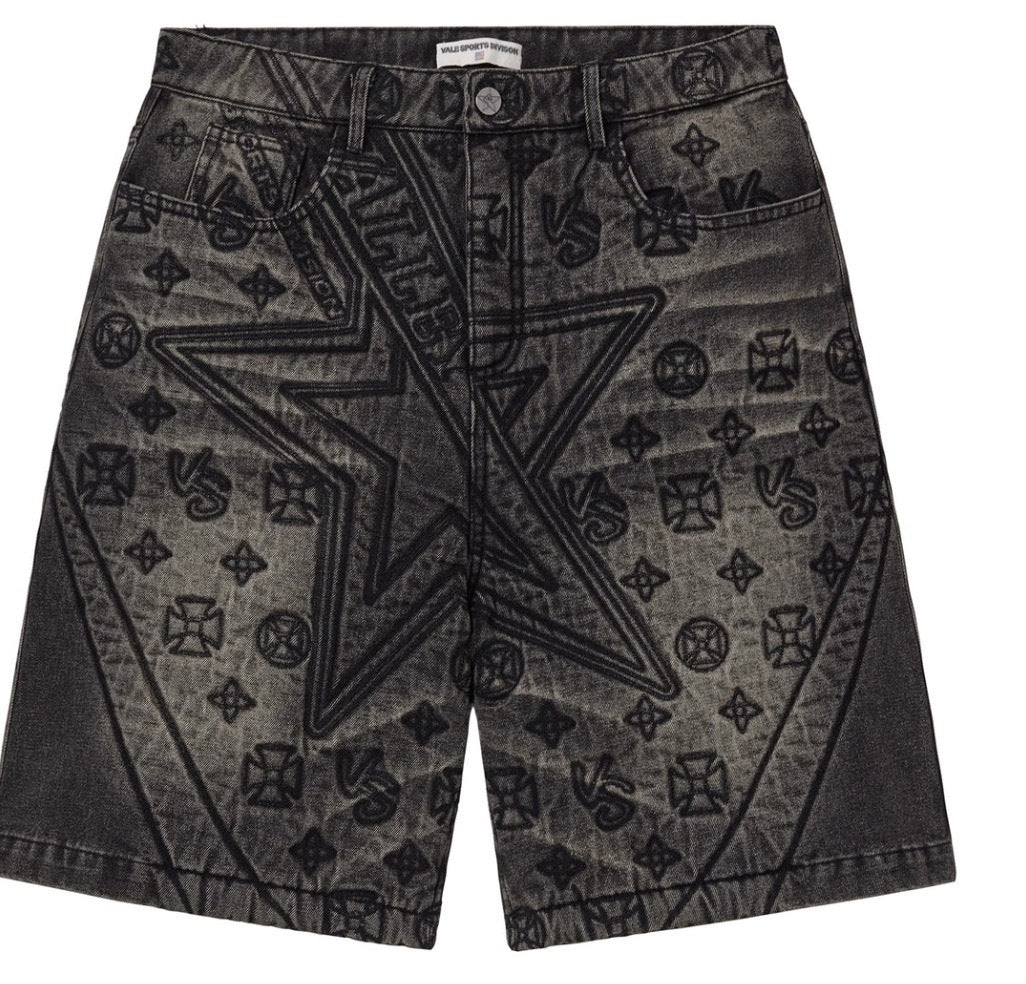 VALE BLACK SPADE JORTS