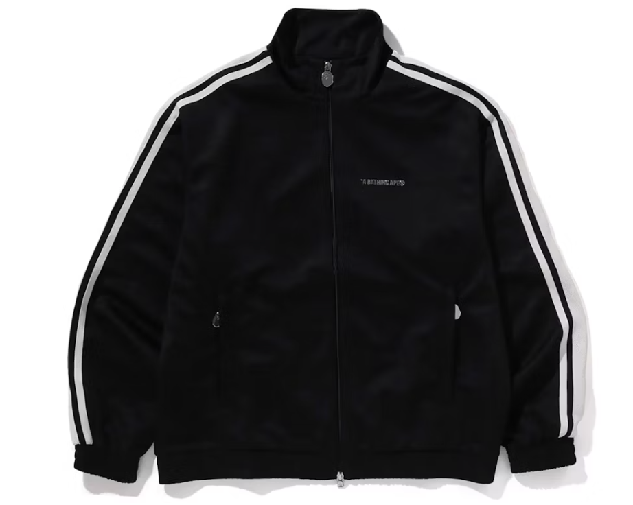BAPE Line Camo Jacquard Bathing Ape Logo Relaxed Fit Track Jacket