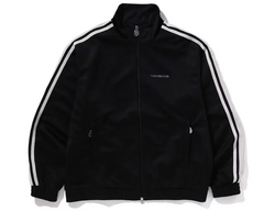 BAPE Line Camo Jacquard Bathing Ape Logo Relaxed Fit Track Jacket